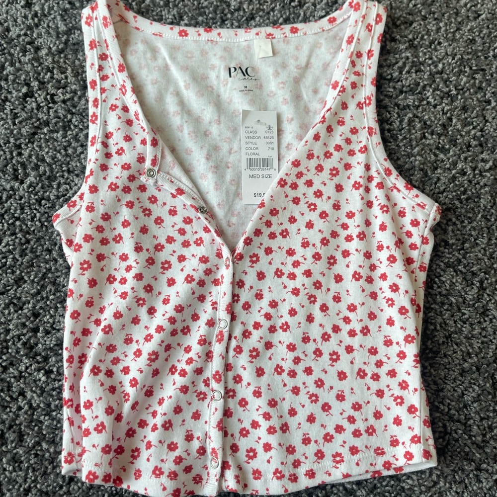 NWT Pacsun Women’s M Floral Tank